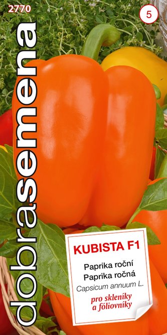 Dobrá semena Paprika zel. - Kubista F1 15s