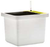 Truhlík samozavlažovací Berberis Uno - bílý 45 cm