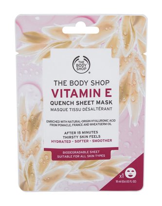 The Body Shop Vitamin E Pleťová maska Quench Sheet Mask 18 ml pro ženy