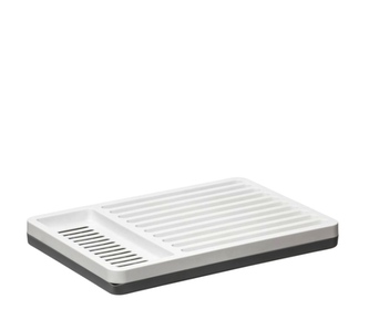 Odkapávač na nádobí  45x32cm bílá/šedá