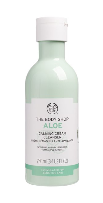 The Body Shop Aloe Čisticí krém Calming Cream Cleanser 250 ml pro ženy