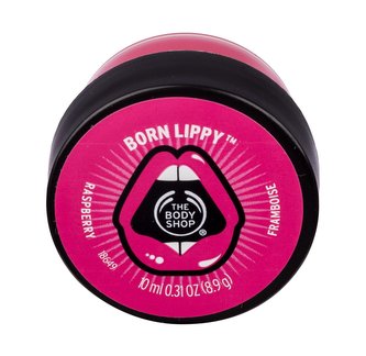 The Body Shop Born Lippy Balzám na rty Pot Lip Balm 10 ml Raspberry pro ženy
