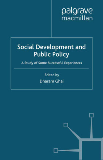 Social Development and Public Policy Social Development and Public Policy
