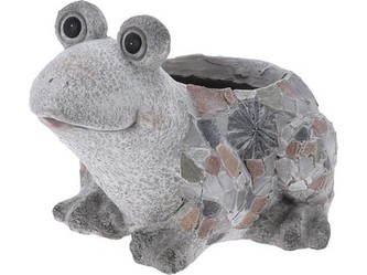 květináč ŽÁBA 33,5x28,5x23cm MgO keramika