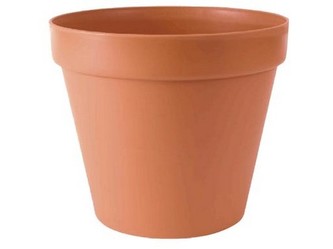 květináč GLINKA 30 v.25,5cm TE (R624) imitace hliněného květináče