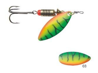 Rotační třpytka SORIUS vel. 1, 4g, barva 03