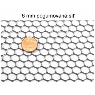 Pogumovaná síť na podběrákovou hlavu Quick Change Zip Head 45cm, 6mm