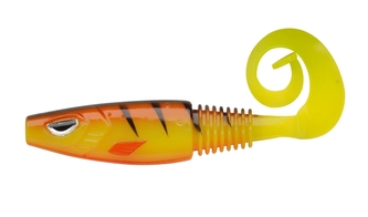 SICK CURL 12CM HOT YELLOW PERCH