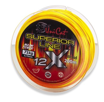 šňůra 12 X Superior Line 0,50mm, 200m, 51 kg