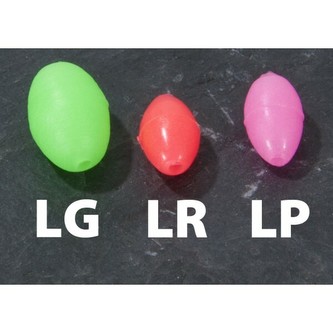 Oválky Glow Beads 8 x 12mm Vzor LG