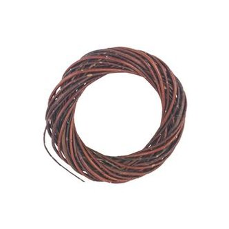 Věnec z neloupaného proutí 25 cm 08000/25TH