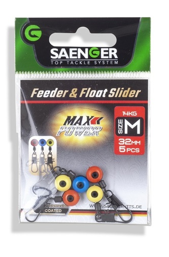 Karabinka s korálkem Feeder & Float Slider L, 5 ks/bal