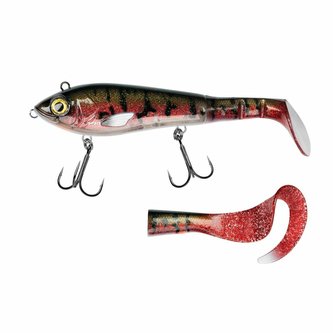 MCHYBRID SVARTZONKER 16,5CM RED SUCKER