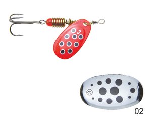 Rotační třpytka SPERSO vel. 5, 12g, barva 02