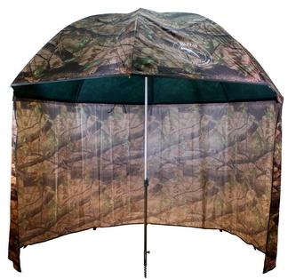 Deštník PVC s prodlouženou bočnicí - 250cm/kamufláž