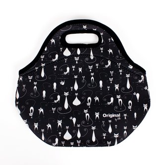 Svačinová taška s kočkami