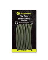 RIDGEMONKEY: Smršťovací hadička RM-Tec Shrink Tube 2,4mm Weed Green 10ks