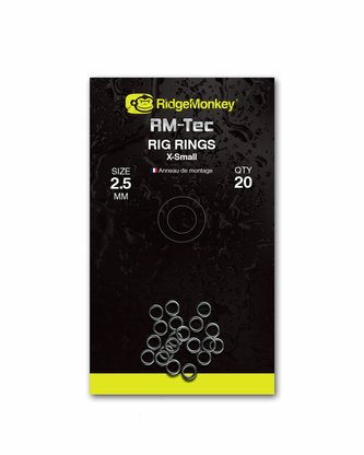 RIDGEMONKEY: Kroužek RM-Tec Rig Rings X-Small 2,5mm 20ks