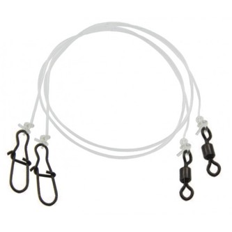 Fluorokarbonový návazec na dravce 15 kg Velikost 40cm, 2ks/bal