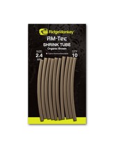 RIDGEMONKEY: Smršťovací hadička RM-Tec Shrink Tube 2,4mm Organic Brown 10ks