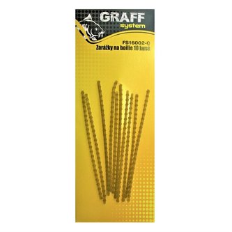 Graff: Zarážky na boilie 10ks Hnědé
