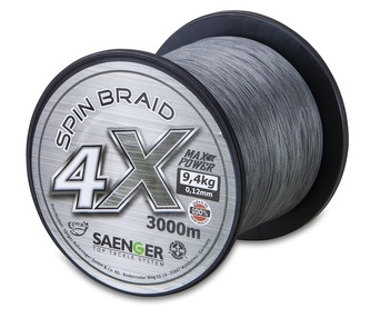šňůra 4 X Spin Braid 3000 m/ 0,18mm