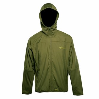 RIDGEMONKEY: Bunda APEarel Dropback Lightweight Zip Jacket Green Velikost XXXL