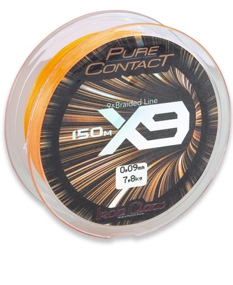 šňůra Pure Contact X9 0,21 mm/150 m oranžová