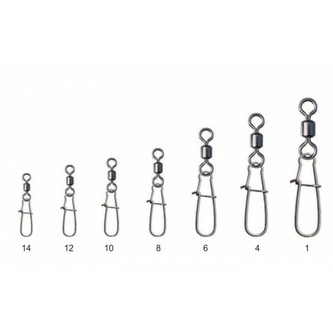 Obratlík s karabinou Velikost 8, 10ks/bal