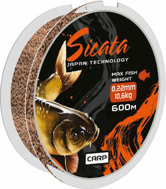 Vlasec Sicata carp 600 m, průměr 0,28 mm