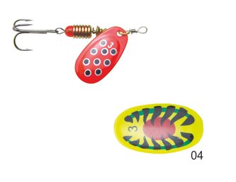 Rotační třpytka SPERSO vel. 4, 8g, barva 04