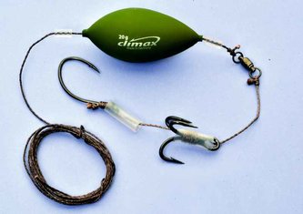 Podvodní plovák, jednohák, trojhák 7/0 + 2/0, 180cm, 80kg