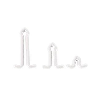 Zarážky Hair Extender Stops Barva bílá