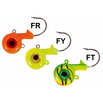 Jigová hlava Big Eye, 18g Vzor FR, 3ks/bal