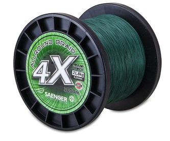 šňůra 4 X Allround Braid 3000 m/ 0,38mm