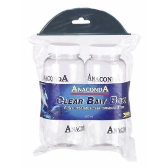 Plastové dózy Bait Box Clear, 4ks/bal