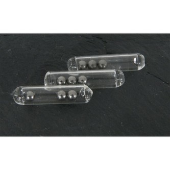 Chrastítka Glass Rattles 4x19mm, 10ks/bal