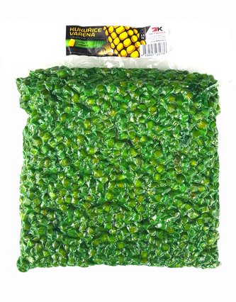 DK Fishing vařená kukuřice 2,5 kg, česnek