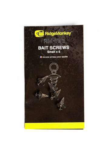 RIDGEMONKEY: Úchyt RM-Tec Hook Ring Bait Screws 5ks