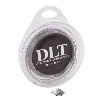 Ocelové lanko na dravce - 10m / 30lbs