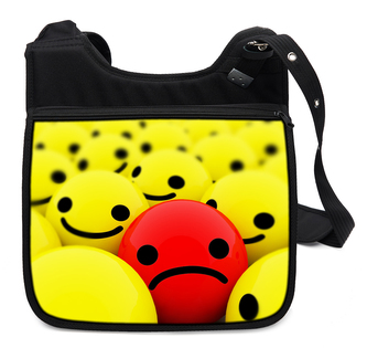 Taška přes rameno RED SMILEY MyBestHome 34x30x12 cm