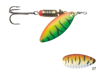 Rotační třpytka SORIUS vel. 2, 8g, barva 07