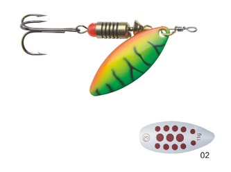 Rotační třpytka SORIUS vel. 3, 12g, barva 02