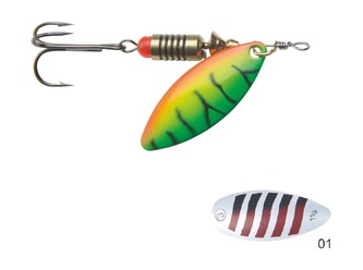 Rotační třpytka SORIUS vel. 4, 17g, barva 01