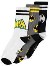 Pánské ponožky DC Comics: Batman set 3 párů (EU 39-42)