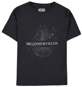 Dětské tričko Star Wars|Hvězdné války: Millennium Falcon (146-152 cm) černá bavlna