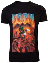 Pánské tričko Doom: Classic Box Art (2XL) černé bavlna