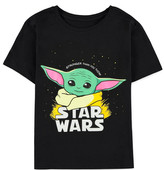 Dětské tričko Star Wars|Hvězdné války: Grogu (98-104 cm) černá bavlna