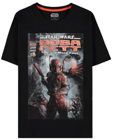 Pánské tričko Star Wars|Hvězdné války: Boba Fett The Legend (S) černá bavlna