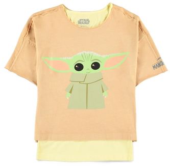 Dětské tričko Star Wars|Hvězdné války: TV seriál The Mandalorian The Child (146-152 cm) oranžová bavlna